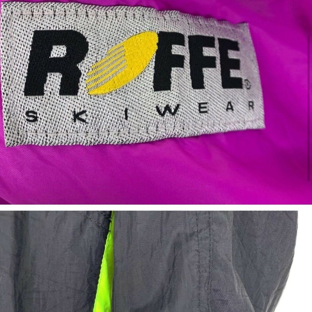 Vintage Roffe One Piece Ski Suit 80's  Made in USA